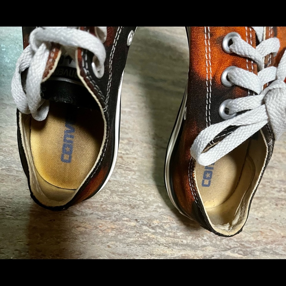 Converse All Star Unisex tie dye brown sneakers - Picture 12 of 16